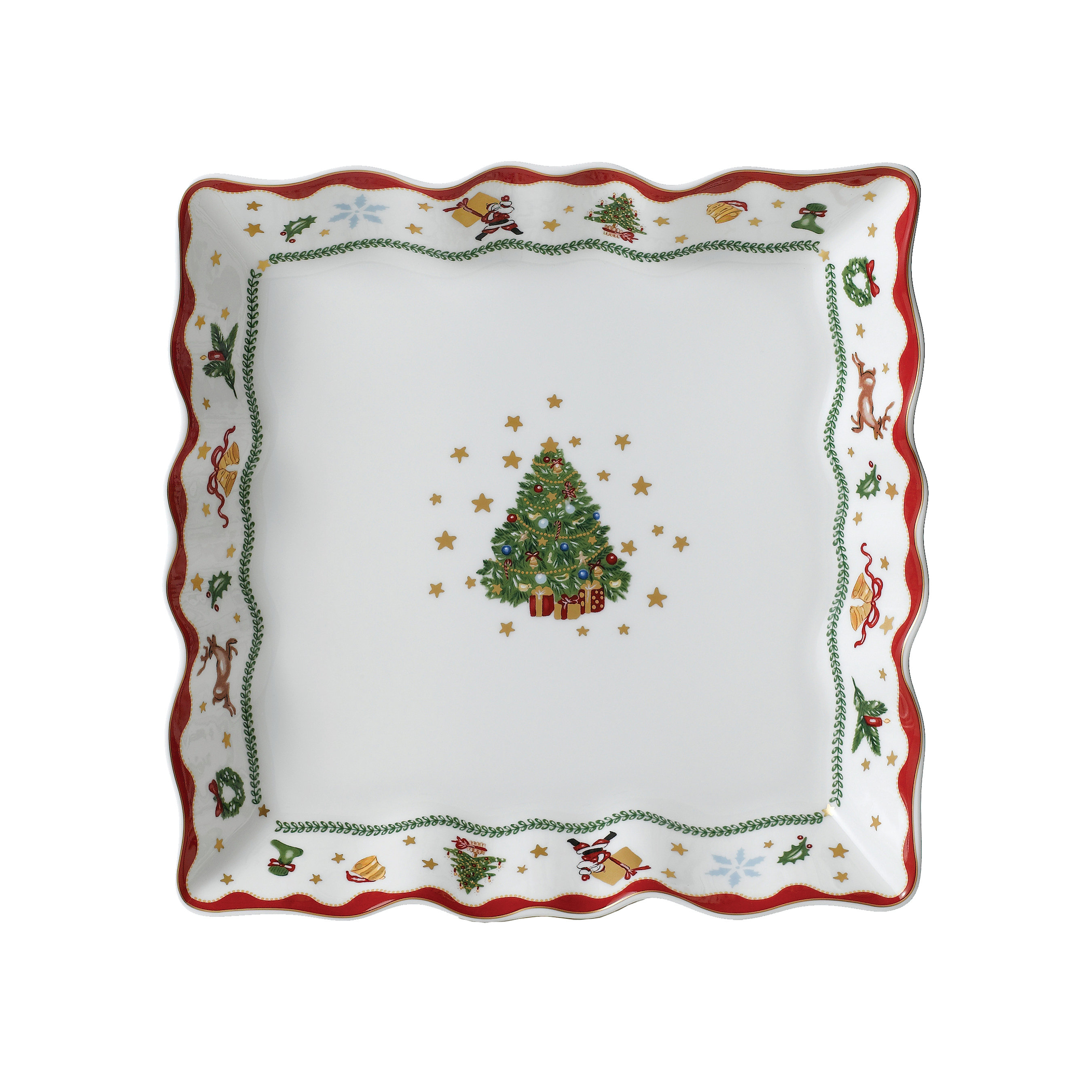 Prouna My Noel - Assiette carrée en dentelle 9 po - Wayfair Canada