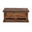 Handcrafted Rustic Wood Trunk Table