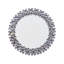 Glam Faux Crystal Bundle 120cm Mirrored Console Table and 45cm Round Crystal Wall Mirror Entryway Decor Set