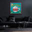 Art mural en verre épique «Christmas Cheer» par Fiona Stokes-Gilbert, 36 po x 36 po-2114606156