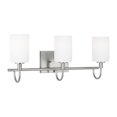 Éclairage pour salle de bain à intensité variable 3 lumières Rowley