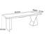 Bureau rectangulaire simple et moderne