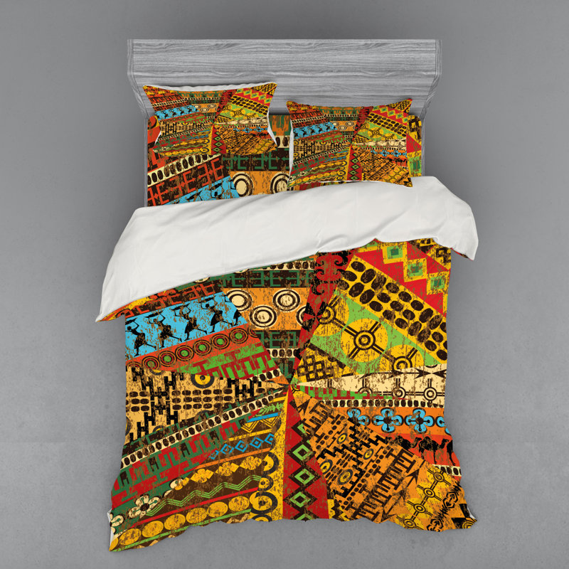 Ensemble de housse de couette africain 4 pièces