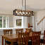 5 - Light Kitchen Island  Lighting Fixture Rectangle Pendant Dining Room Chandelier