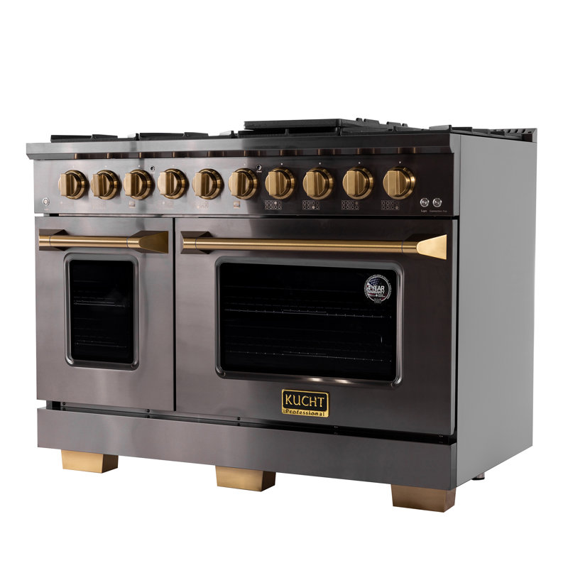 Gemstone™ KED 483 Series 48" 4.2 Cubic Feet Freestanding Convection Range, Natural Gas