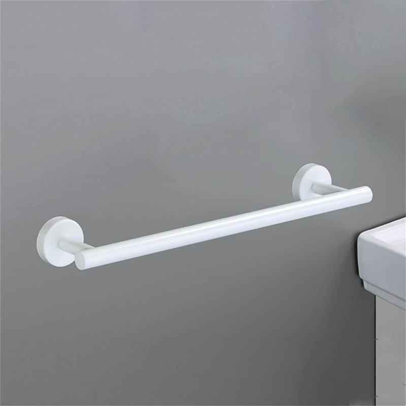 40cm Wall Mounted Required Towel Bar, White