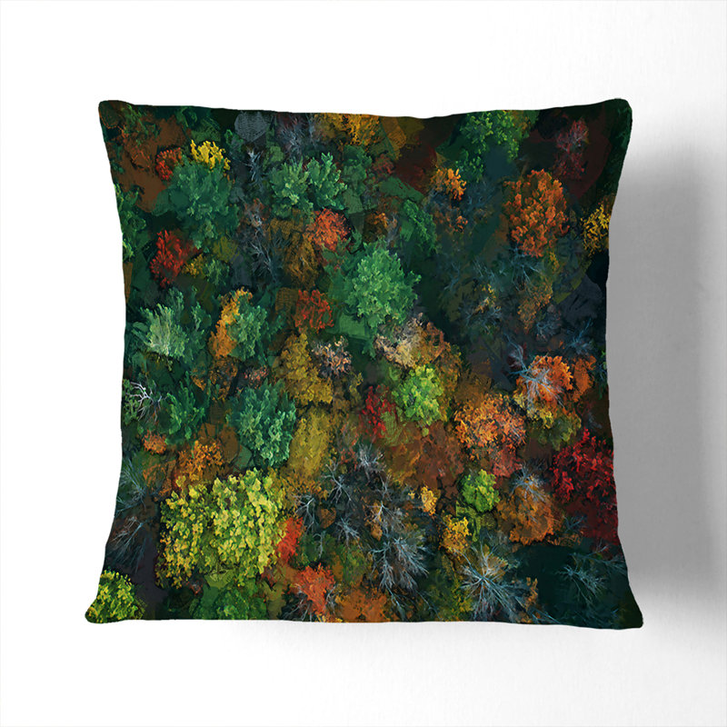 Floral Square Cushion, 40 x 40 cm