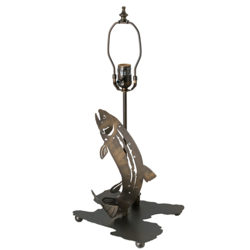 Leaping Trout Table Lamp