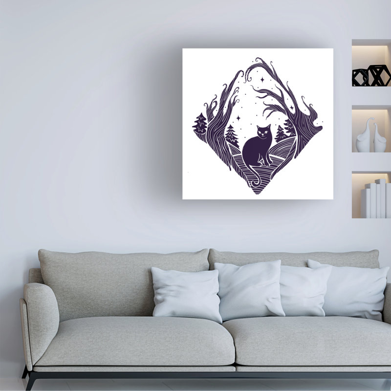 Art sur toile Rachel Hallquist, H 14 po x l 14 po