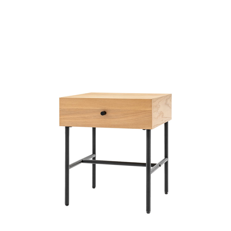 Bodie Iron Bedside Table