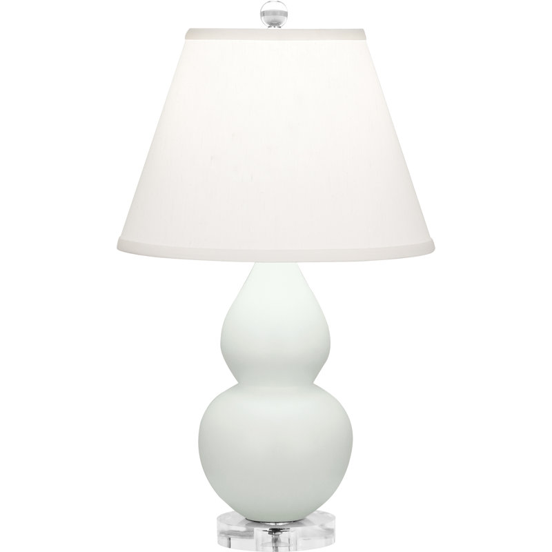 Small Double Gourd Table Lamp, Celadon
