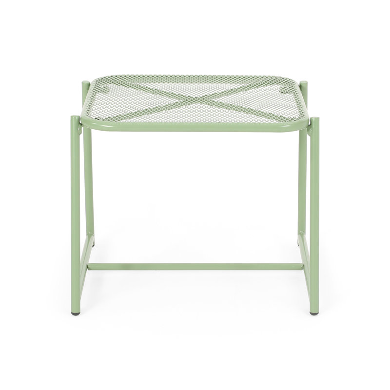 ELBA 15.5"H SIDE TABLE, Green