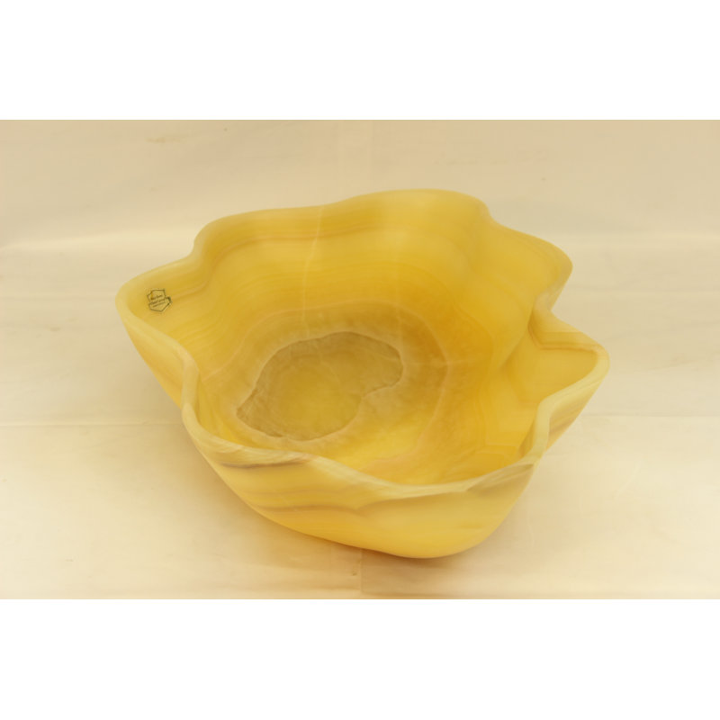 Yellow Sahara Onyx Centerpiece