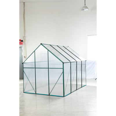 Serre 6 x 8 pi - Intérieur spacieux pour la culture de plantes diverses L'extérieur crée une croissance idéale du micro-climat avec toit réglable et ventilation