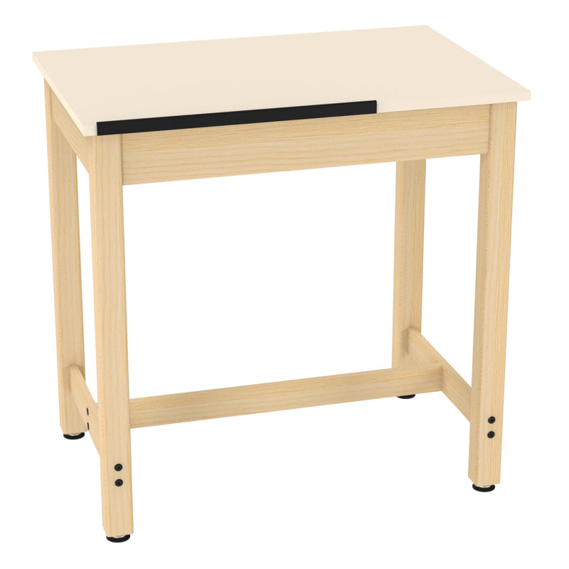 Table à dessin fiberesin, H 37 po x l 36 po x P 24 po, En deux pièces