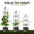 Lylo 70" H x 13" W Obelisk Trellis Plastic with Metal Pipe Core