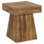Table de chevet étroite, table basse, table basse carrée