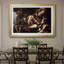 «The Martyrdom of Saint Matthew-Caravaggio», reproduction encadrée avec passe-partout et verre 1599-1600-1980147972-1980147974-1980147977
