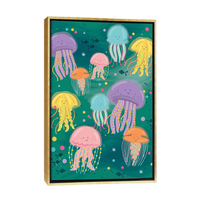 «Coastal Nautical Under the Sea II» par Lisa White boutons - impression d'art graphique