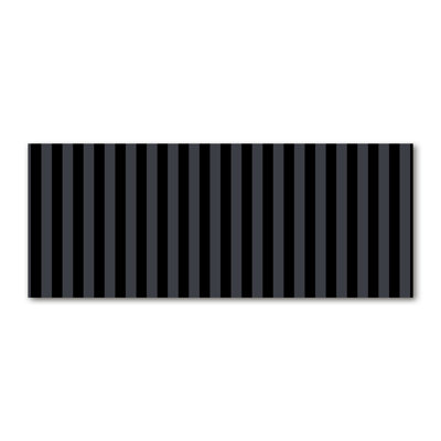 Black And Gray Stripes - No Frame Print on Canvas