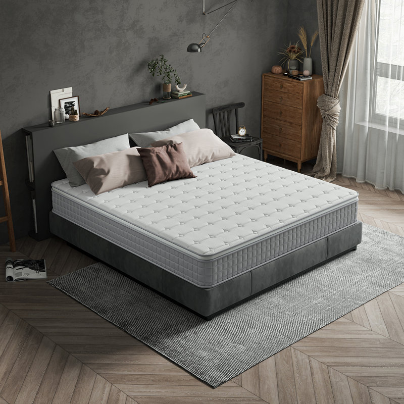 White Noise Pocket Sprung Mattress, European Single (90 x 200cm)
