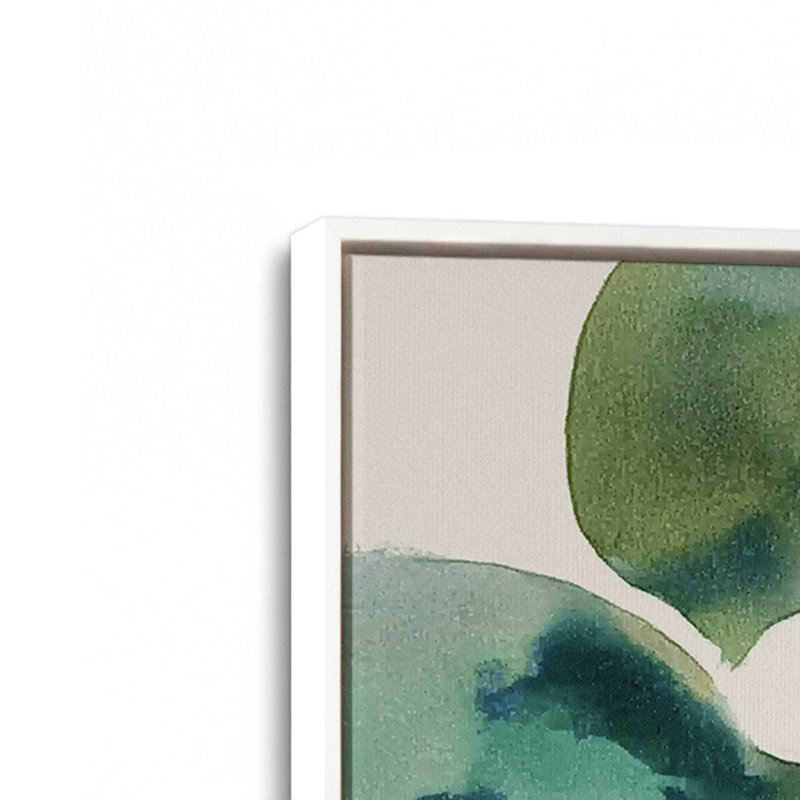 Blooming Mirage, ensemble de 2 impressions, 12 po x 8 po, Cadre flottant blanc opaque