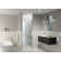 Albedo 26.75 in. x 78 in. Fully Frameless Hinge Shower Door