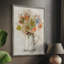 Autumn Bouquet II, reproduction encadrée - bois massif 49252-1825121195