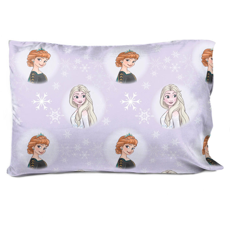 Saturday Park Disney Frozen Watercolor 100% Organic Cotton Sheet Set, Queen Sheet Set with 2 Pillowcases
