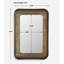 Miroir ibis en laiton antique