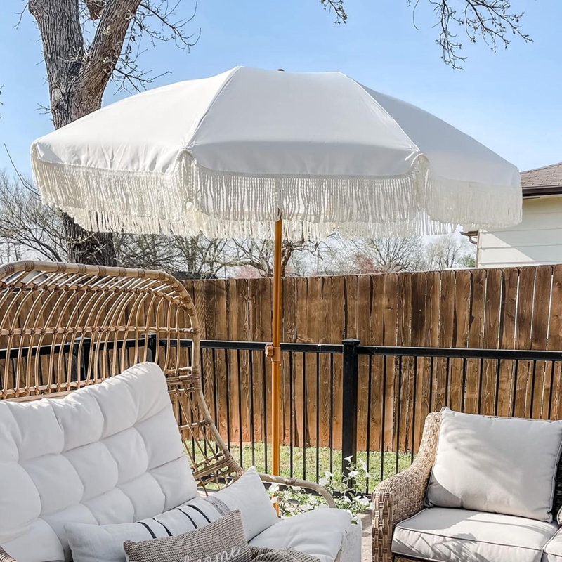 Contrepoids de parasol de plage 6 po Yamil inclus, Blanc
