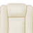 White Breathing Leather Living Room Recliner Chair-1882131194