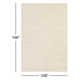 Ithaca Handmade Cream Rug