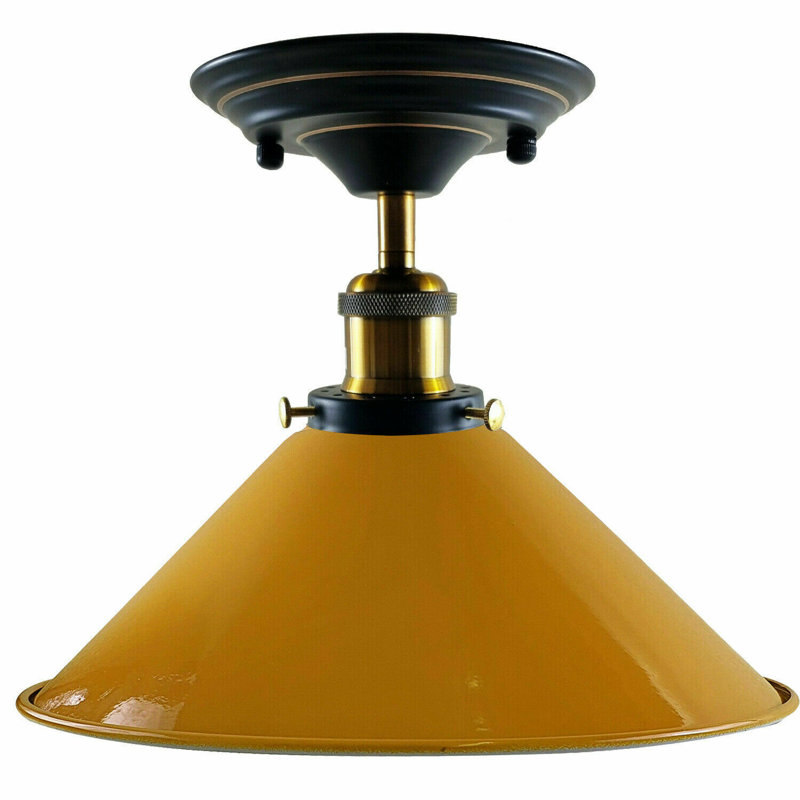 Macleod Flush Mount, Yellow