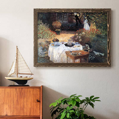 "The lunch # 2" par Monet, reproduction d'art sur toile