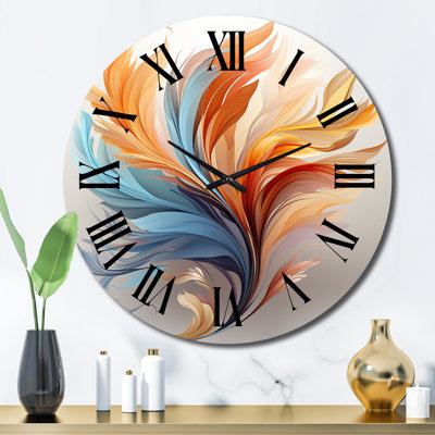 Horloge murale Fractal Boho