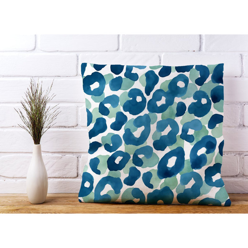 Hejira Animal Print Square Throw Cushion