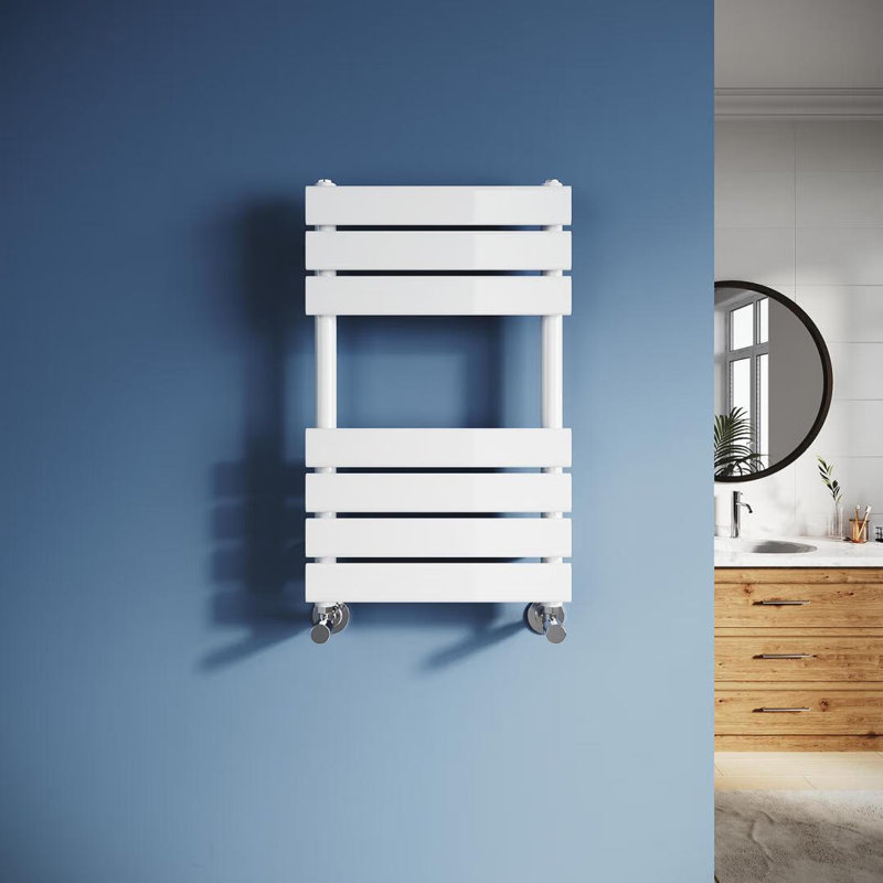 Stefin 7 Wall Towel Rack, White