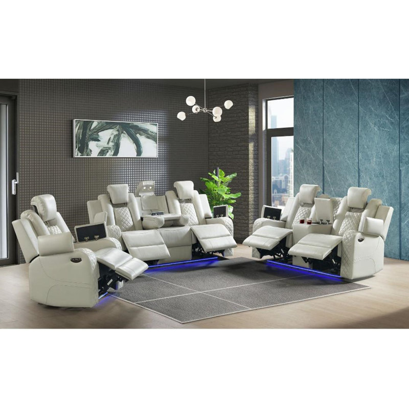  Ensemble de salon 3 pièces Amias, 3 pièces: chaise, causeuse, canapé