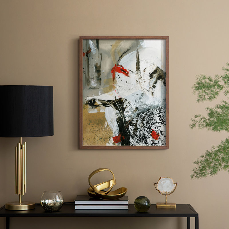 «Moon To Earth I», H 11 po x l 9 po, Noyer