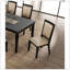 Ensemble de chaises de salle à manger 2 pièces Contemporary Espresso