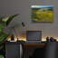 Art mural en verre Winston Porter «Early Morning Golf Course View» par sri Rao, 16 po x 12 po