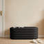 Banc de rangement avec repose-pieds l 45 po, banc de bout avec grand espace de rangement pour le salon, la chambre à coucher et le vestibule-2073877062