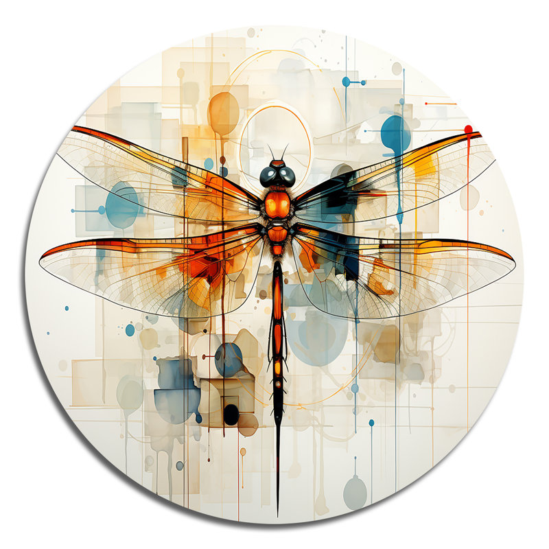 Lotta - animaux, art rond en métal, H 29 po x l 29 po