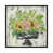 Toile encadrée de bois rustique foncé