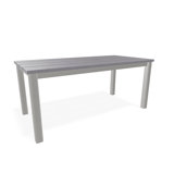 21" x 42" Rustic Polymer Outdoor Coffee Table