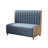 Curved Conference Table with Genuine Leather, Solid Wood & Breathable Mesh