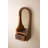 ARCHED WOOD FRAMED MIRROR WITH DRAWER