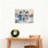 «Snowman Couple Winter», art mural sur toile