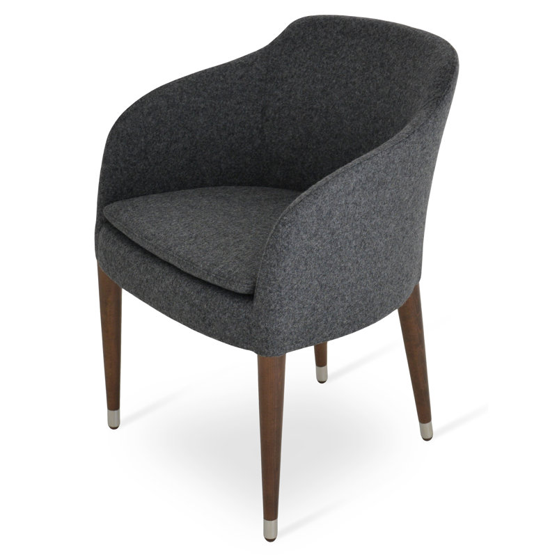 Chaise de salle à manger Buca, Gris foncé